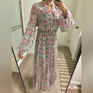 Misa Los Angeles Amata Dress In Somerset Stencil Size XS NWT